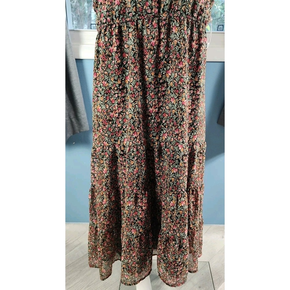 NWT BB Dakota Women's XL By Steve Madden Sleeveless Chiffon Midi Dress - Picture 11 of 15